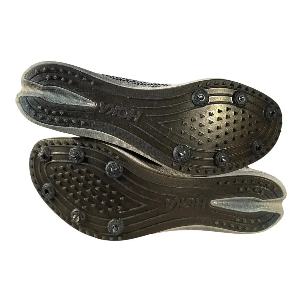 Hoka One Men’s Crescendo MD Black Running Track Sneakers 1134520 BWHT Size 12 W - Picture 10 of 10